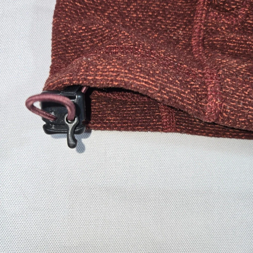 Duluth Trading Co Sweater Fleece Vest Burgundy/Maroon‎ Mens Size Large Tall